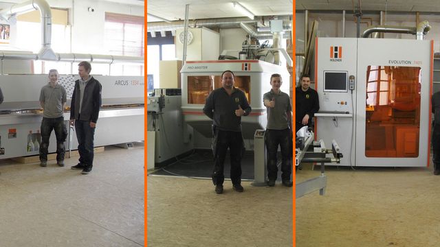 Positive experience with HOLZ-HER in Nürtingen - positive references from Austria/Switzerland Holzher reference - complete CNC machining, edgebanding - positive experience with HOLZ-HER machines