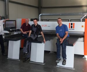 Reference customer for HOLZHER TECTRA horizontal panel saw