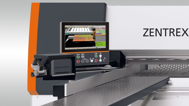 The ZENTREX 6215 has a standard 21.5 "control panel (option: touchscreen).