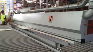 HOLZHER reference customer Timberline in Australia with ACCURA edge banding machine