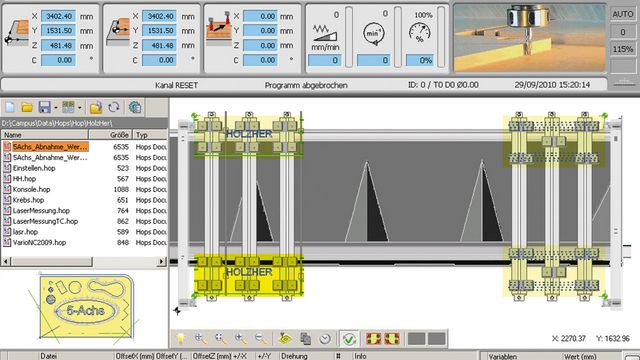 The high quality, user-friendly machine control from HOLZ-HER The high quality, user-friendly machine control from HOLZ-HER