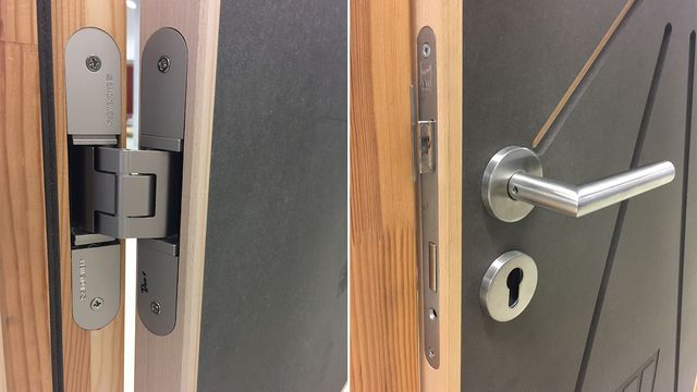 Cutting lock boxes and hinges with the Evolution Doors package Cutting lock boxes and hinges with the Evolution Doors package