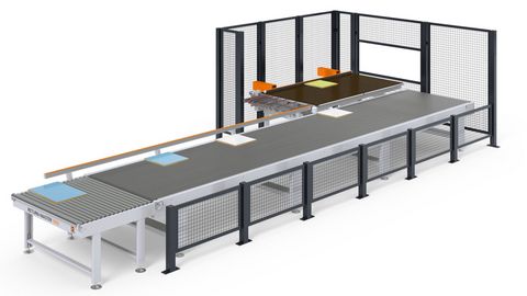 Workpiece return for automated edge processing