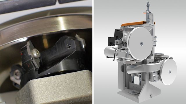 Scraper unit 100 percent repetition accuracy at the touch of a button