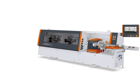LUMINA 1375 Edgebander: The combination of glued and laser edging makes it easy to get started with edgebanding technology HOLZ-HER LUMINA 1375: Your machine to get started with invisible joints - edgebanding at the highest level.