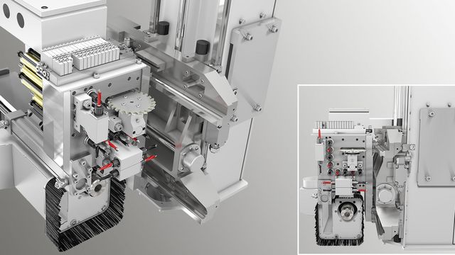 Perfectly equipped - standard drilling head Perfectly equipped - standard drilling head